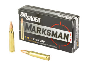 SIG AMMO 223REM 77GR OTM 20/500