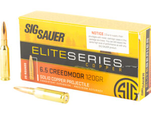 SIG AMMO 6.5CREED 120GR HT 20/200