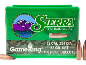 SIERRA GAMEKING .224 65GR 100CT