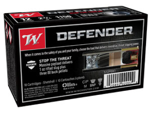 WIN DEFENDER 12GA 2.75" 3-00/1OZ 10/