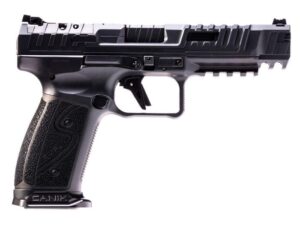 CANIK SFx RIVAL-S Pistol - Black | 9mm | 5" Barrel | 2 - 18rd Mag | Optic Cut w/ Co-witness Sights | Steel Frame