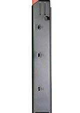 ASC AR Family Rifle Magazine Orange Follower Black Stainless Steel 9mm Luger 20/rd