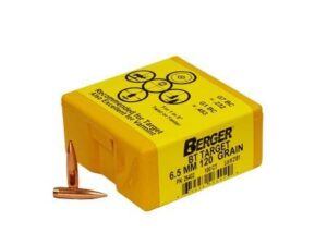 Berger Match Grade Target Bullets 6.5mm .264" 120 gr BT TARGET 100/box