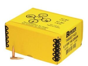 Berger Match Grade Target Bullets 6.5mm .264" 140 gr VLD TARGET 500/ct