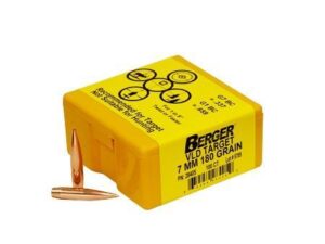 Berger Match Grade Target Bullets 7mm .284" 180 gr VLD TARGET 100/box