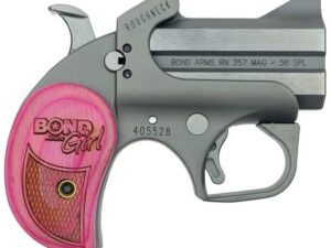Bond Arms "Bond Arms Girl" Roughneck Handgun .357 Mag/.38 Spl  2rd Capacity 2.5'' Barrel Pink Bond Arms Girl Wood Grips
