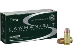CCI Speer Lawman Handgun Ammunition .40 S&W 125 gr RHT Frangible 900 fps 50/ct