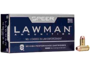 Speer Lawman Handgun Ammunition .40 S&W 165 gr TMJ 1150 fps 50/ct