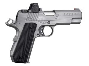 Ed Brown FX2 Compact Stainless Bobtail Handgun .45 Auto 7rd Magazine 4.25" Barrel  American Flag Serrations w/Trij RMRcc