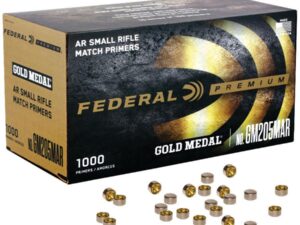 Federal Premium Gold Medal Centerfire Primers AR Small Rifle Match 1000/ct