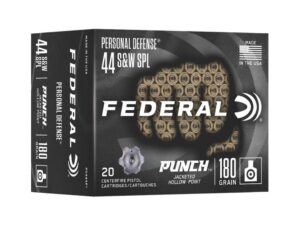 Federal Punch Handgun Ammunition .44 S&W 180 gr JHP 20/ct