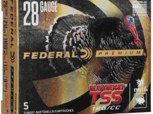 Federal Premium Turkey Heavyweight TSS Shotshell 28ga 2-3/4" 1-1/4oz 1100 fps #9 5/ct