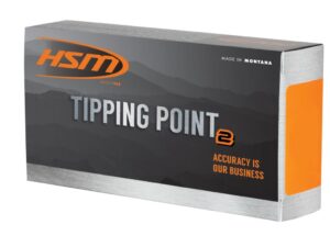 HSM Tipping Point 2 Rifle Ammunition 6.5 Creedmoor 140gr SST 20/ct