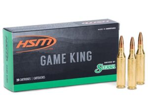 HSM GameKing Rifle Ammunition 6.5 Grendel 120gr PSP 2557 fps 20/ct