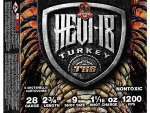 HEVI-Shot Hevi-18 Shotshells 28ga 2-3/4" 1-1/16oz 1200 fps #9 5/ct