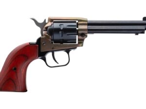 Heritage Rough Rider Case Hardened Handgun .22LR 9/rd Magazine 4.75" Barrel Cocobolo Grips