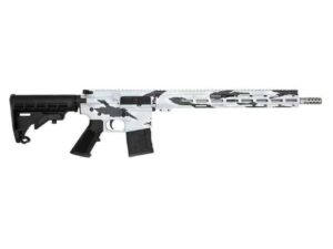 GLFA .223 Wylde Rifle .223 Wylde 30rd Magazine 16" Threaded Barrel Snow Camo Stainless Steel with 15.25" Handguard