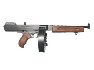 THOMPSON 1927A1 DELUXE PISTOL .45 CAL. LW 10.5 BBL W/100 RD DRUM TOMMY GUN