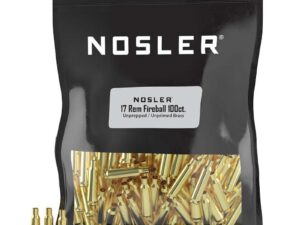 Nosler Unprimed Unprepped Brass Rifle Cartridge Cases .17 Rem Fireball NOS HS 100/ct (BULK)