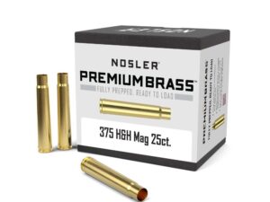 Nosler Unprimed Brass Rifle Cartridge Cases .375 H&H 25/ct