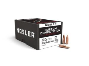 Nosler Custom Competition Bullets .22 cal .224" 69 gr HPBT 100/ct