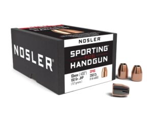 Nosler Sporting Handgun Pistol Bullets .40/10mm .400" 150 gr JHP 250/ct