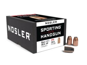 Nosler Sporting Handgun Pistol Bullets 10mm .400" 200 gr JHP 250/ct