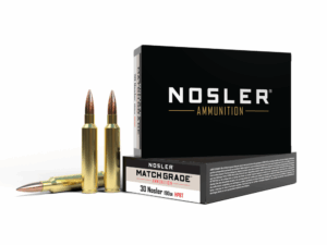 Nosler Match Grade Rifle Ammunition 30 Nosler 190 gr  CC 3050 fps 20/ct