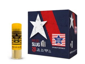 PPU Stars & Stripes Rifled Slug Shotshells 20ga 2-3/4'' 3/4 oz 1350 fps Slug 25/ct