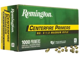 Remington Centerfire Large Rifle Primers- 9-1/2 Magnum Rifle