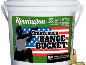 Remington UMC "Range Bucket" Ammunition 9mm Luger 115 gr MC 1145 fps 350/ct