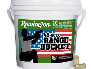Remington UMC "Range Bucket" Handgun Ammunition .45 ACP 230 gr FMJ 835 fps 200/ct