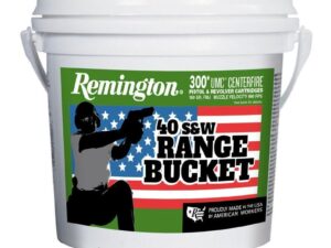 Remington UMC Range Bucket Handgun Ammunition .40 S&W 180 gr FMJ 990 fps 300/ct