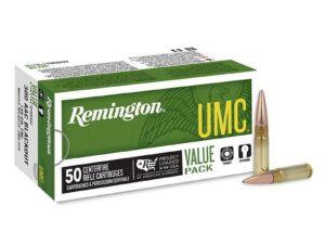 Remington UMC Rifle Ammunition .300 AAC Blackout 150gr FMJ 1905 fps 50/ct