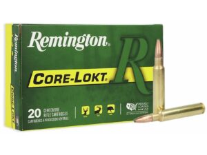 Remington Core-Lokt Rifle Ammunition .338 Rem Ultr Mag 250 gr PSP 2860 fps 20/ct