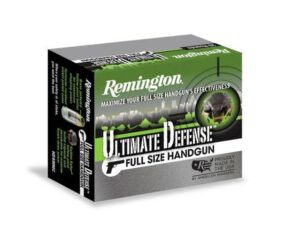 Remington Ultimate Defense Handgun Ammunition .45 Auto 230 gr BJHP 875 fps 20/ct