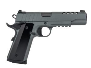 SDS Imports Tisas 1911 Nightstalker 9 Handgun 9mm Luger 9rd Magazines (2) 5" Barrel Grey with Black Grips