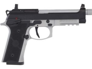 Beretta 92XI SAO Tactical Handgun 9mm Luger 10rd Magazine 5.1" Barrel Black and Silver