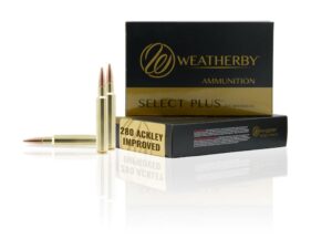 Weatherby Rifle Ammo .280 Ackley Improved 139 gr BTHP 3050 fps 20/ct