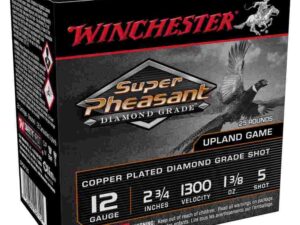 Winchester Super Pheasant Diamond Grade Shotshells 12 ga 2-3/4" 1-3/8 oz 1300 fps #5 25/ct
