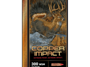 Winchester Copper Impact Rifle Ammunition 300 WSM 150 gr. BT 3200 fps 20/ct