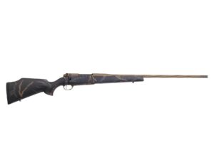 Weatherby MK V Weathermark Limited Rifle 6.5 Creedmoor Mag 4rd Capacity 24" Fluted Barrel Black/Gray/Bronze Stock