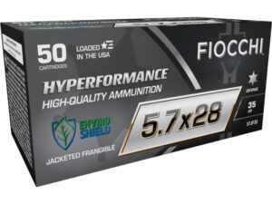 Fiocchi Hyperformance Defense Handgun Ammunition 5.7x28 FN 35gr FG 1750 fps 50/ct