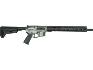 Shark Coast Trump 2.0 AR-15 Rifle w/SCC Lower 5.56 30rd Magazine 16" Barrel Distressed Silver Black
