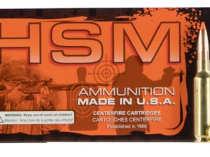 HSM AMMUNITION 300 WIN MAG 165GR TIPPING PT 20RD BOX 20 BOXES PER CASE