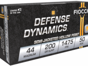 FIOCCHI 44 MAG 200GR SJHP 50RD BX 500RD CASE