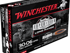 WINCHESTER BIG GAME 30-06 190 GR ACCUBOND LR 20RD BX 200RD CASE