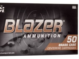CCI 40 S&W 180 GR FMJ BLAZER BRASS 50 RD/BX 20 BX/CS