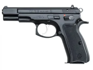 CZ 75B 9MM PISTOL 16RD BLACK, FIXED SIGHTS, MANUAL SAFETY, 2-16RD MAGS