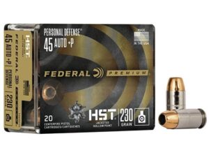 FEDERAL 45 AUTO +P 230GR HST 20 RD/BX 10 BX/CS